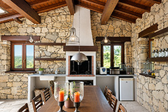 Luxury Country Stone House for Sale in Piemonte, Italy. Panoramic Location. - Outside living area